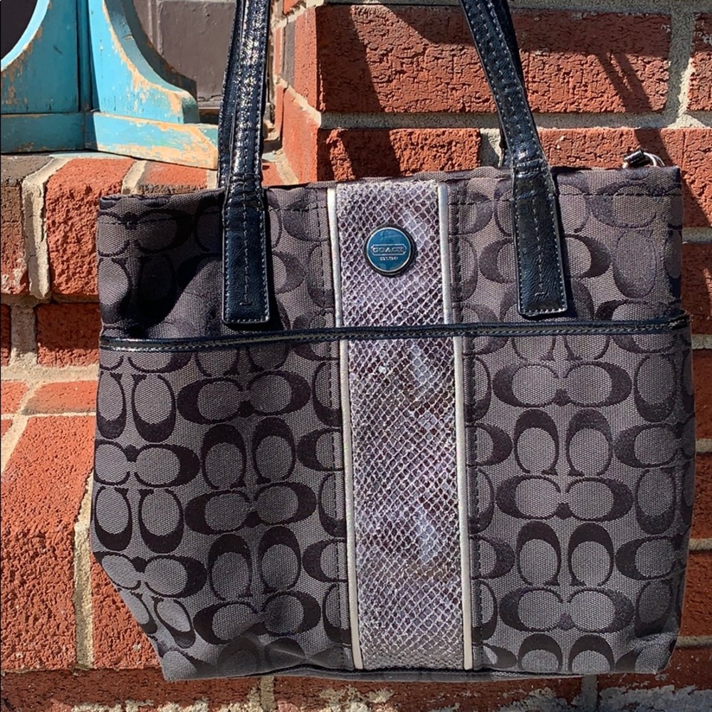 Black coach bag